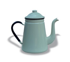 teapot isolated on white