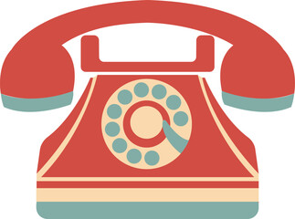Phone Vintage design. . Creative illustration for poster, web, landing, page, cover, advertisement, greeting, card, promotion. Eps 10 vector.