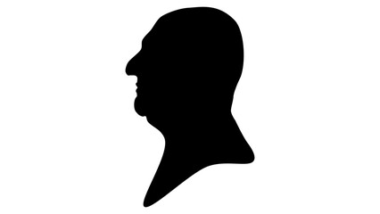 Anton Bruckner silhouette