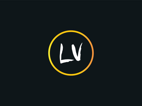 Lv logo l v design white letter lvl Royalty Free Vector