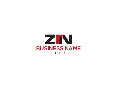 Initial Luxury Letter ZTN zt Logo Icon Vector Art