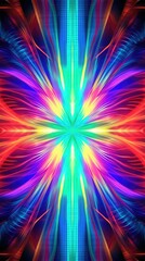 Obraz premium Abstract colourful pattern background made with generative ai
