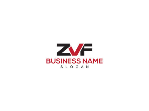 Professional Business ZVF zv Logo Letter Design