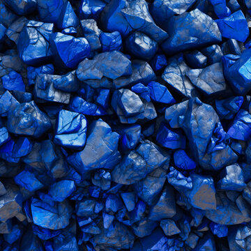 cobalt ore texture . Generative AI