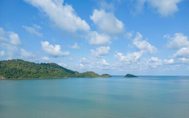 Beach Island Tropical Sea Waves Summer Ocean  Landscape  Aerial Blue Nature 