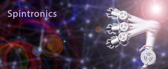 Spintronics a technology that uses the spin of electrons to store and process data.