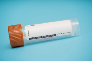 plastic containers for taking medical tests