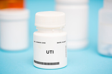 UTI medication In plastic vial