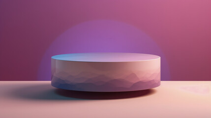 Minimalist podium for product display. Simple display