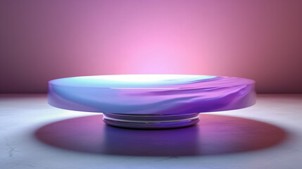 Minimalist podium for product display. Simple display