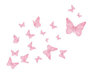 Obraz na płótnie Canvas illustration of an butterfly