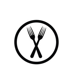 fork logo icon