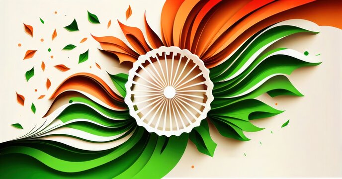 Independence Day of India by Generative AI