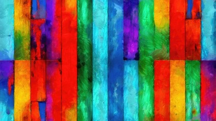 Wooden texture oil painting background, brush strokes digital imitation, textured