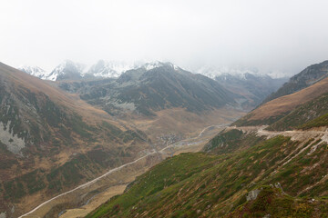 high altitudes, snowy Ka&ccedil;kar mountains