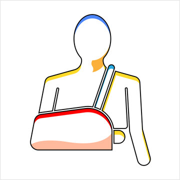 recommend clip art: Arm Sling Icon Y_2112001
