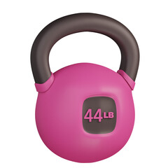 3D Icon Kettle Bell Fitness and Gym