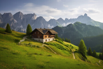  alpine landscape- Ai