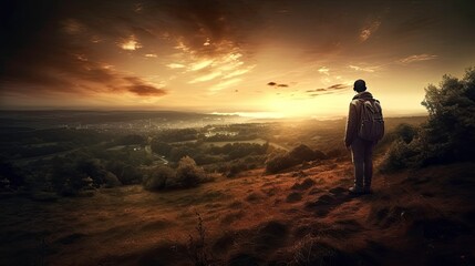 Fototapeta premium Art Graphic Wallpaper AI generated