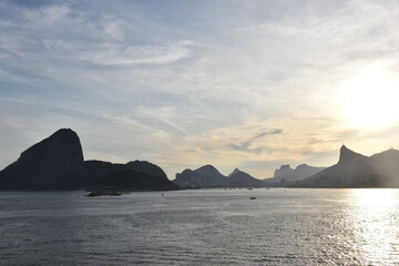 Rio de Janeiro bay sunset