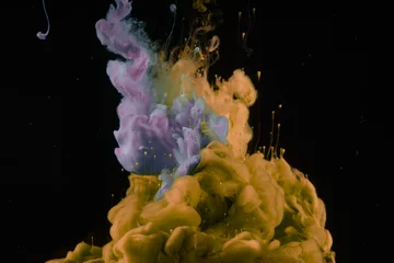 Foto op Plexiglas Abstract smoke background. Ink colors blot in water. © Liliia