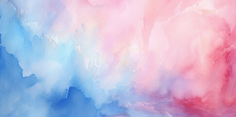 Watercolor vibrant clouds texture