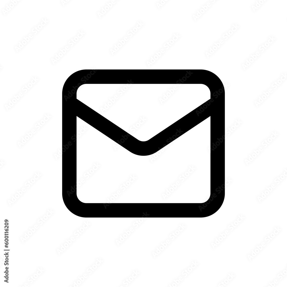 Poster mail envelope icon, email message icon sign. notification new message icons . line outline