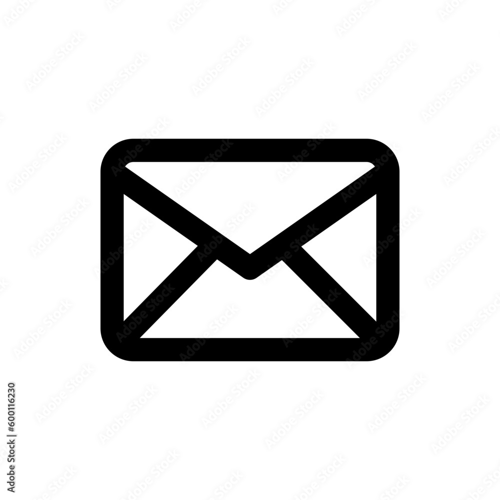 Poster mail envelope icon, email message icon sign. notification new message icons . line outline