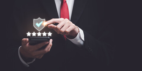 best quality assurance concept for product assurance ,standard quality, ISO ,Inspection of quality and standards of the organization ,Industry Certification, Guarantee, business insurance