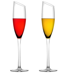 Red wine cup alcoholic drink cocktail goblet png element easy to use