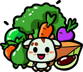 vegan png graphic clipart design