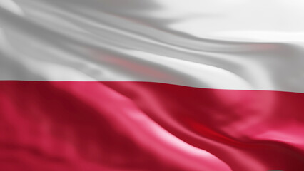 3d flag of poland