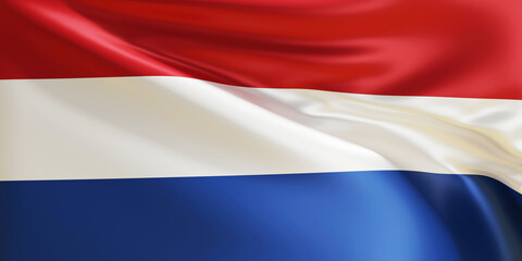 3d flag of the Netherlands