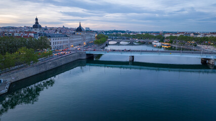 Obraz premium Vue sur Lyon