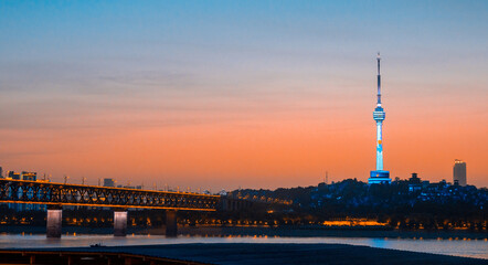 Obraz premium view of the city