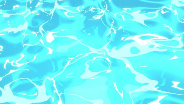 Looped cartoon water texture animation.