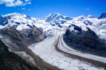 世界遺産のスイス・アレッチ氷河