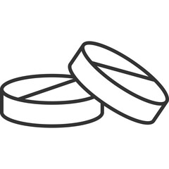 Medical icons vector. Pills icon medicine drug. 