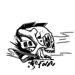 skull with wings