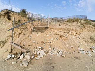 Erosion de la dune