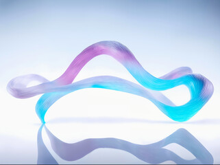 Splash fluid 3d illustration, 3d rendering