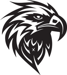 Eagle head logo icon, Eagle face vector Illustration, on a isolated background, SVG	