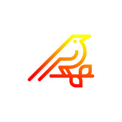 logo design bird minimalist unique