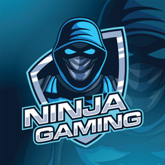 Modern professional Ninja mascot logo