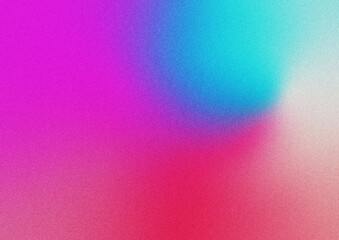 ピンクやマゼンタやシアンのノイズ入りグラデーション背景
