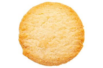 Cutout butter cookie or biscuit.