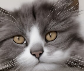 close up of a cat