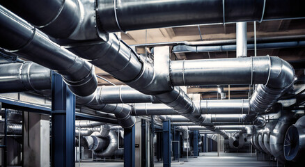 a duct system for an industrial building