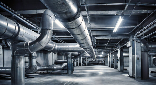 a duct system for an industrial building