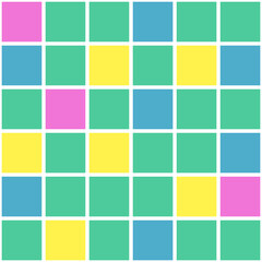 Abstract pattern grid retro style 80s-90s pastel colors background